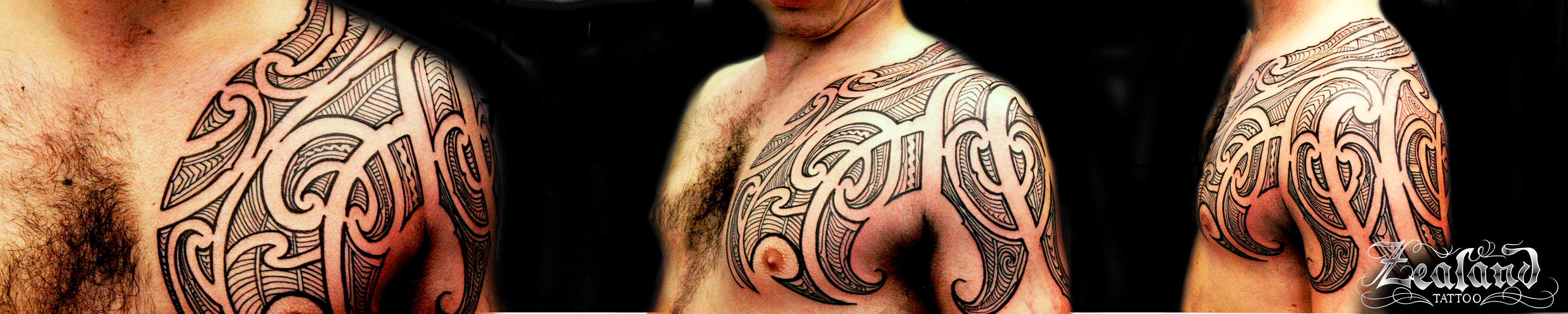 Maori Chest Tattoo